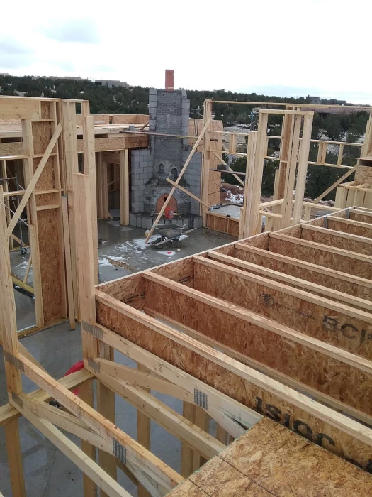 House Framing w/ Fireplae